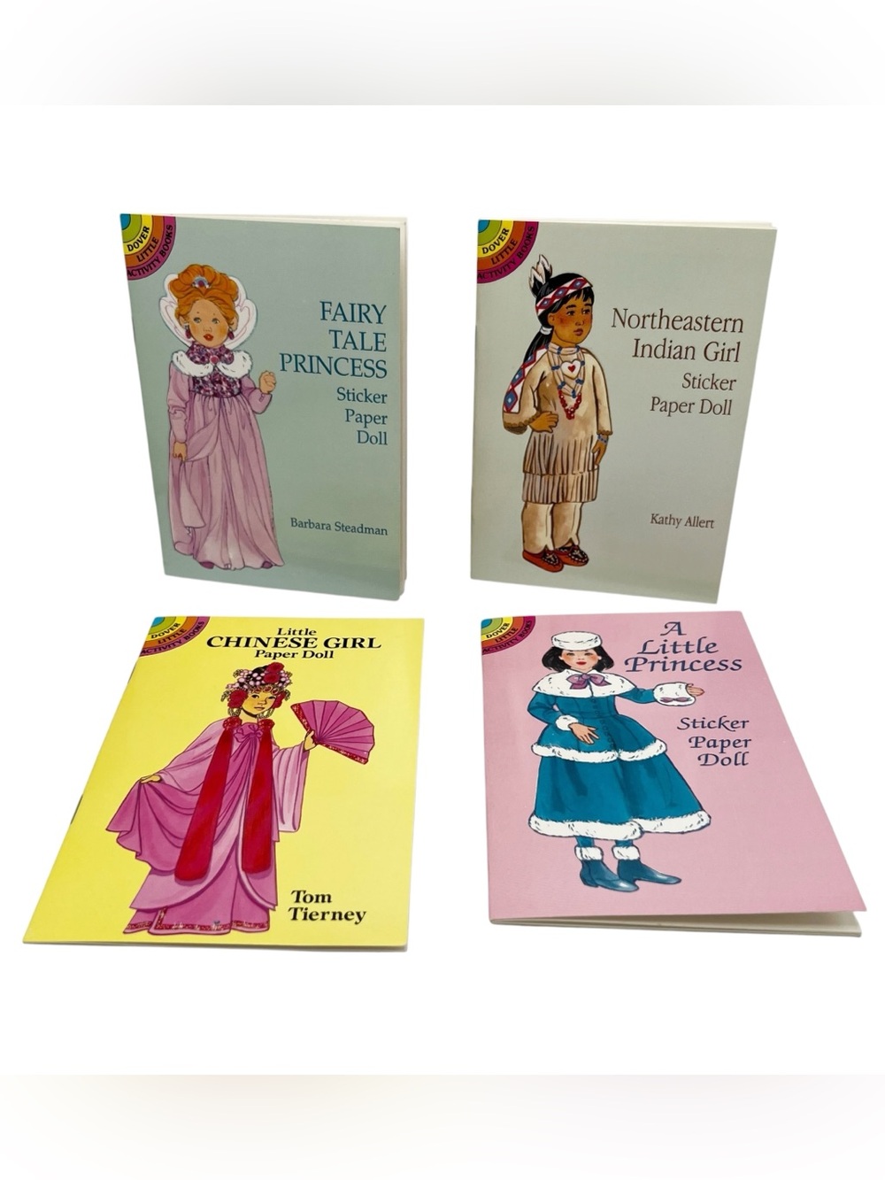 Vintage Little Dover Activity Books Sticker & Paper Dolls